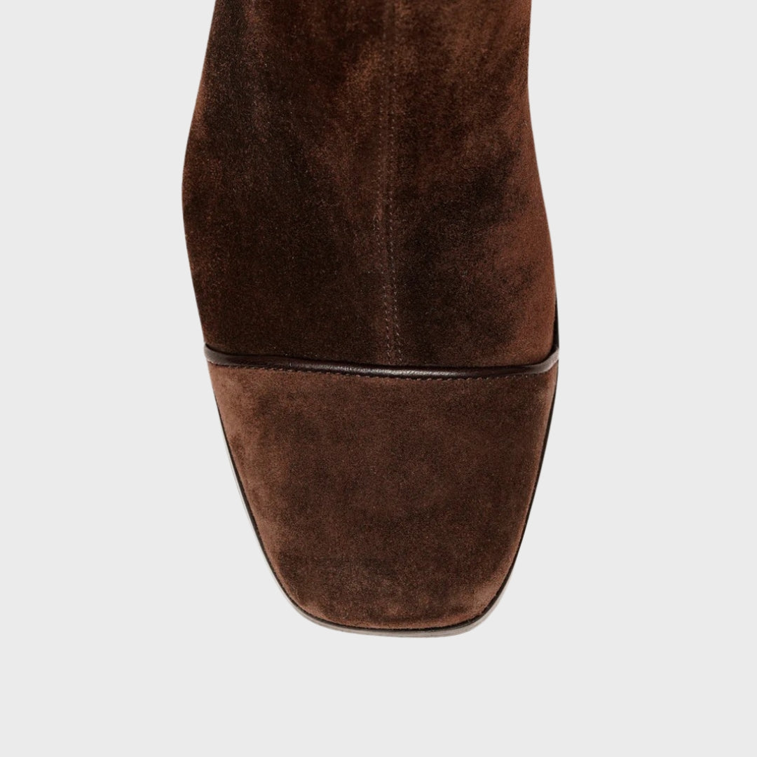 Victory | Kozačky na podpatku s hranatou špičkou