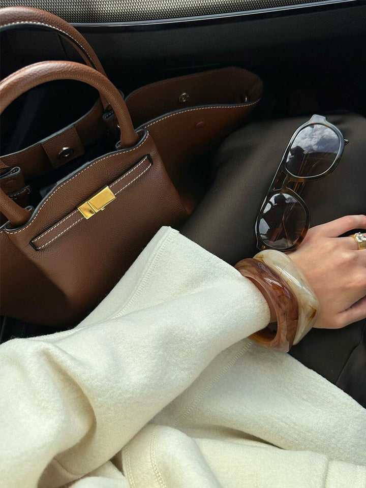 Melanie - Elegantní kožená kabelka