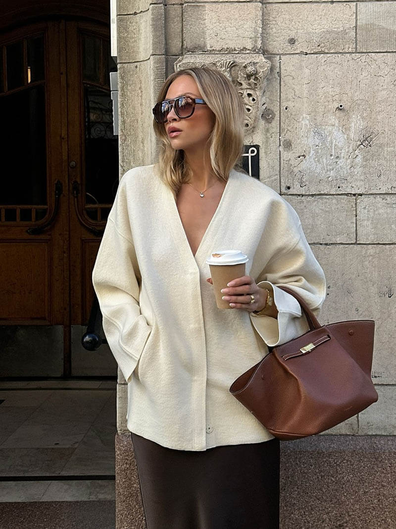 Melanie - Elegantní kožená kabelka