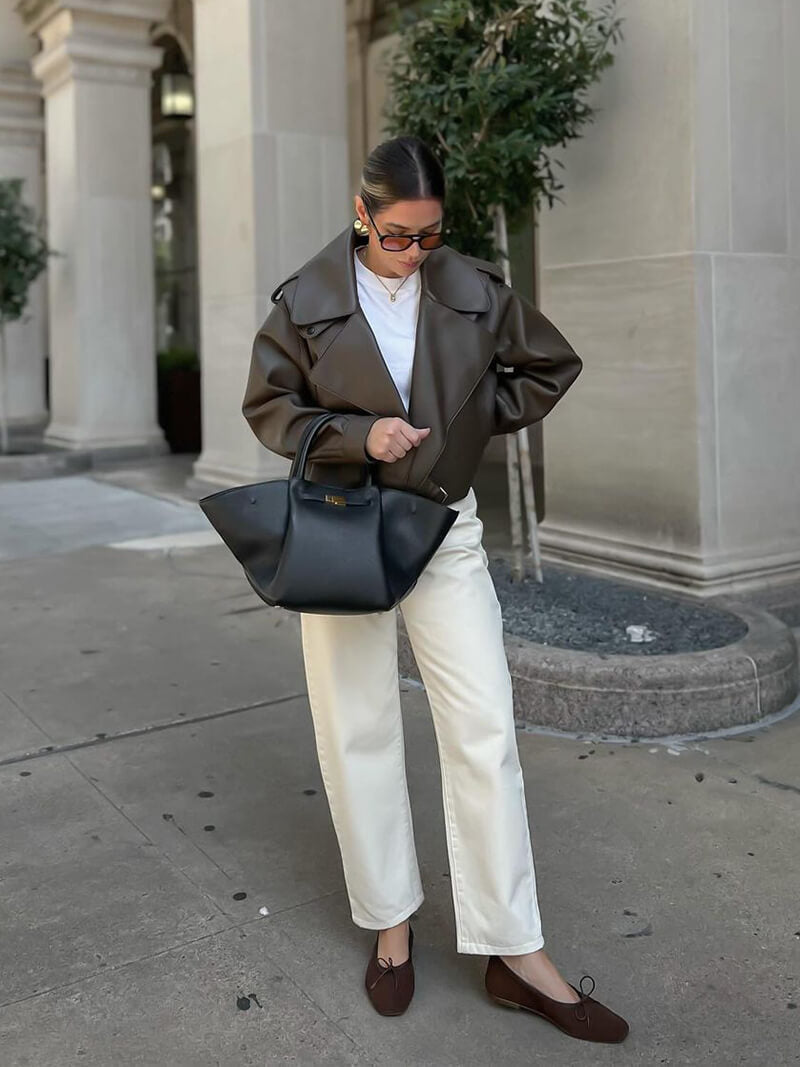 Melanie - Elegantní kožená kabelka