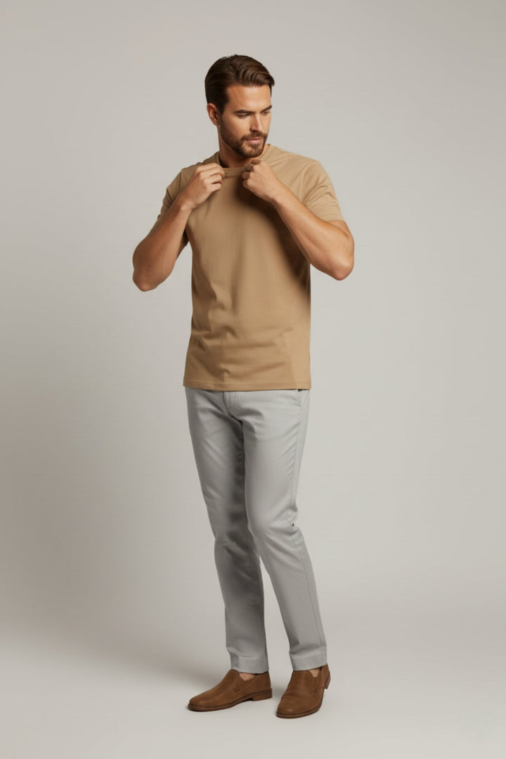 Basic Taupe T-Shirt