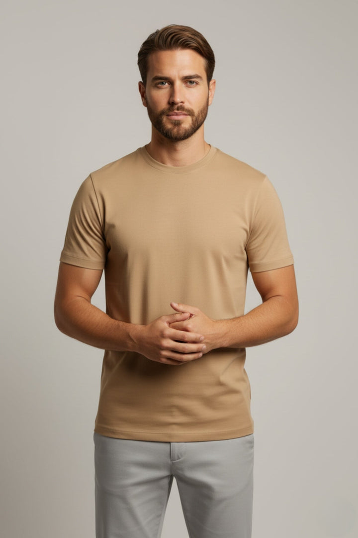 Basic Taupe T-Shirt