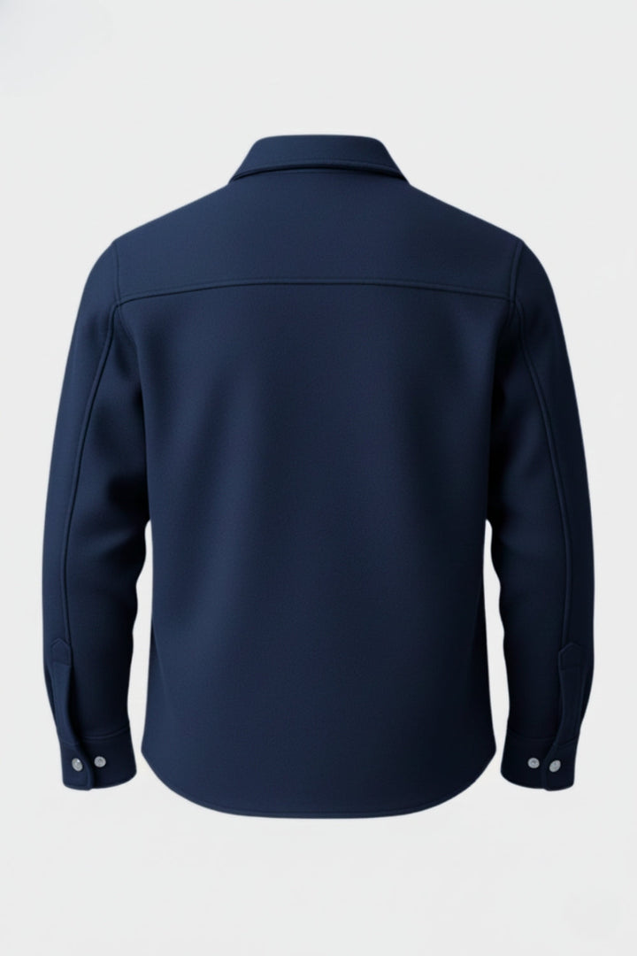 Navy Signature Overshirt